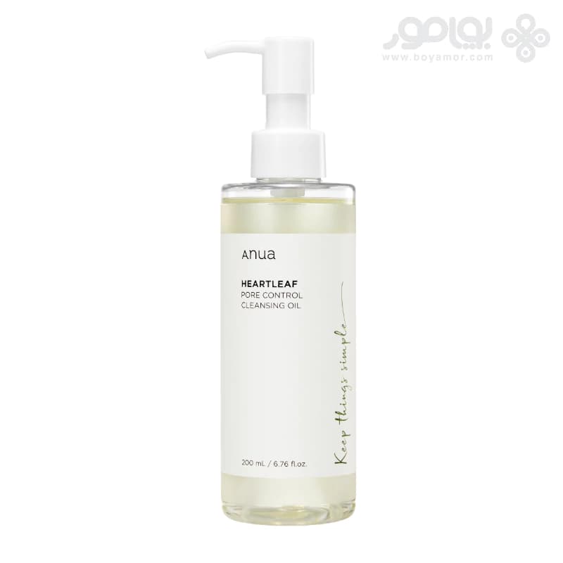 روغن پاک کننده و کنترل منافذ آنوا مدل HEARTLEAF حجم 200 میل