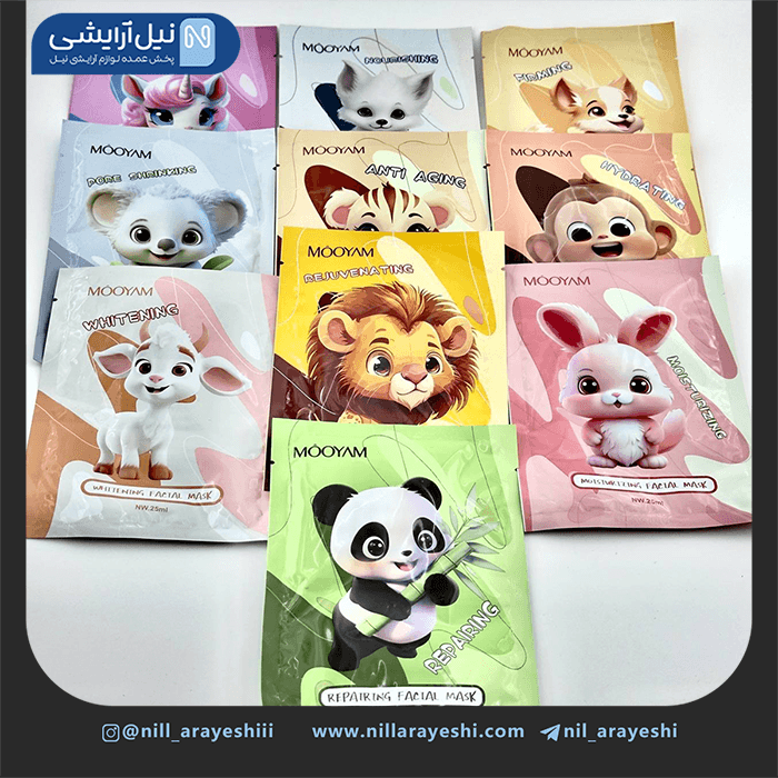 ماسک صورت ورقه ای مویام 25 میل ( جور )