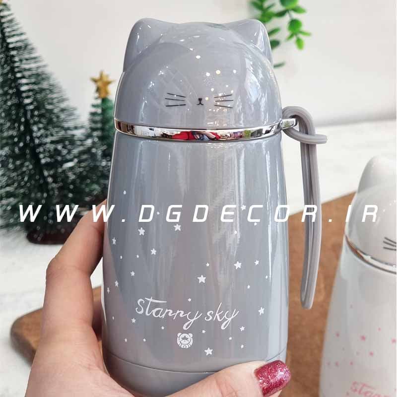 تراول ماگ درجه یک طرح گربه — تصویر ۳
