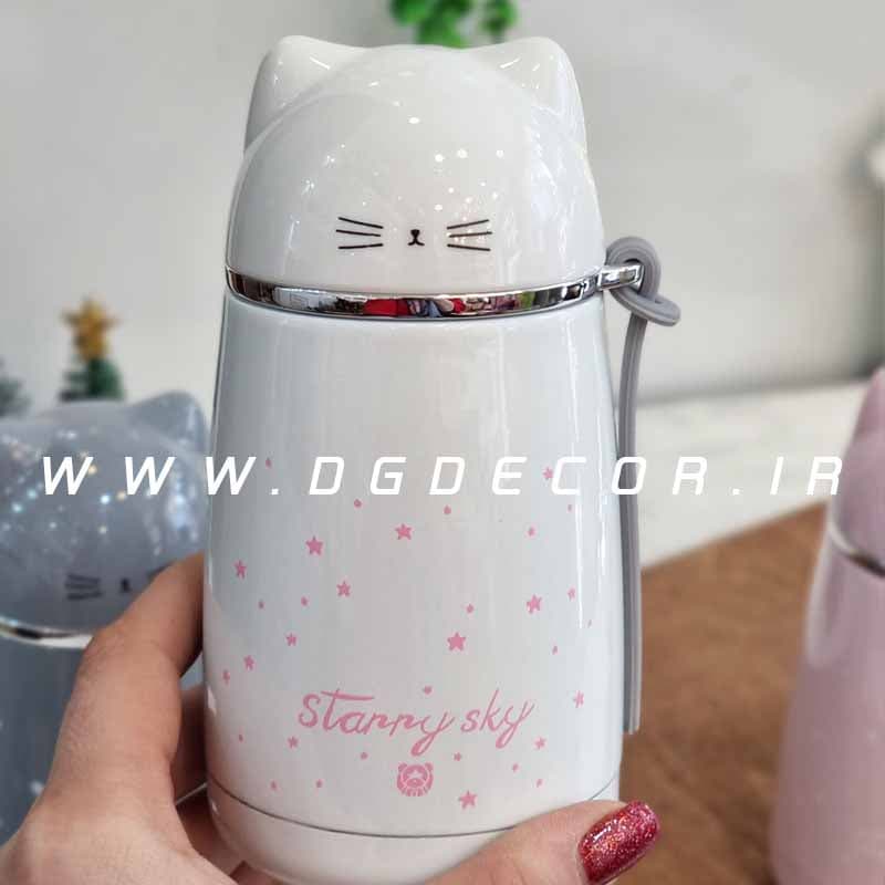 تراول ماگ درجه یک طرح گربه — تصویر ۲