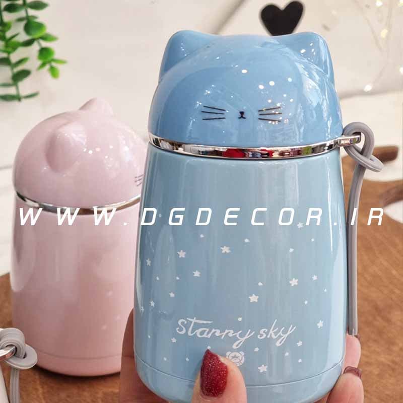 تراول ماگ درجه یک طرح گربه — تصویر ۴