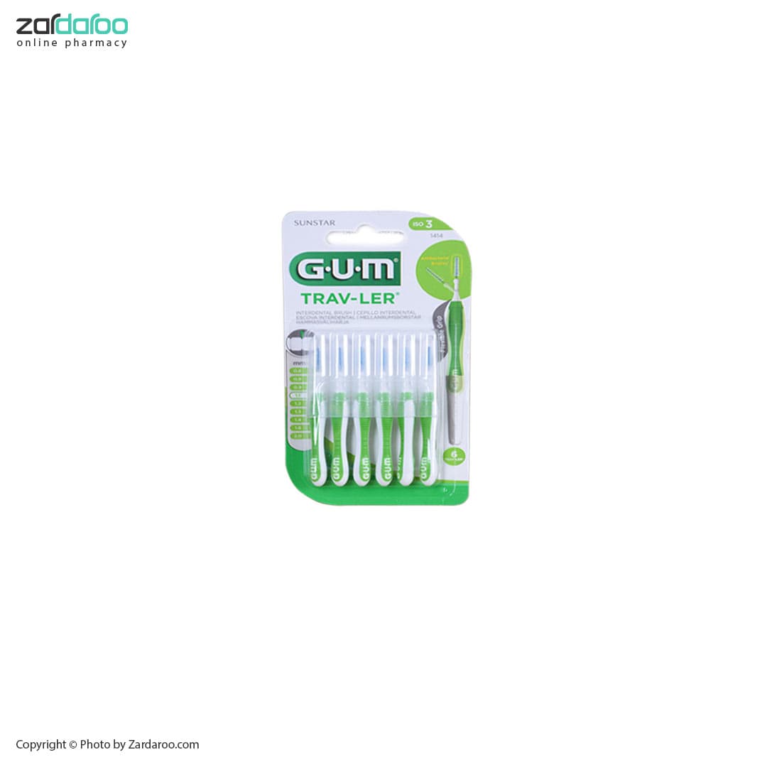 برس بین دندانی تراولر 1414 جی یو ام GUM