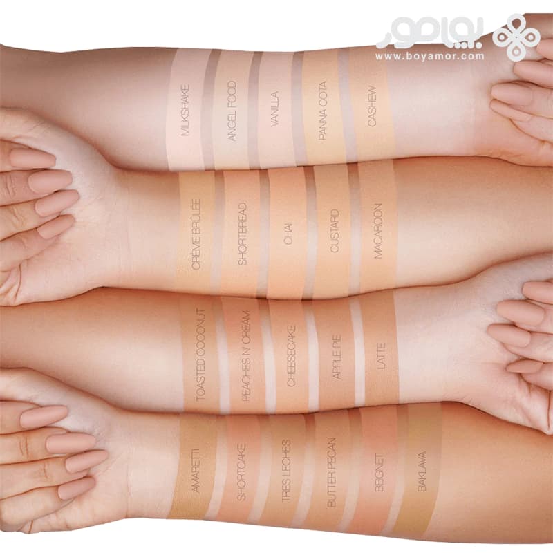 کرم پودر هدی بیوتی مدل FAUXFILTER شماره 150G رنگ CREME BRULEE — تصویر ۴