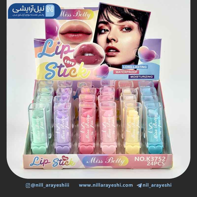 بالم لب حرارتی پاستیلی قلبی میس بتی کد k3752
