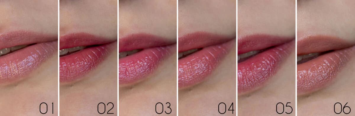 بالم لب رنگی گلدن رز مدل GLOW KISS شماره 06 رنگ CHOCO CAKE — تصویر ۶