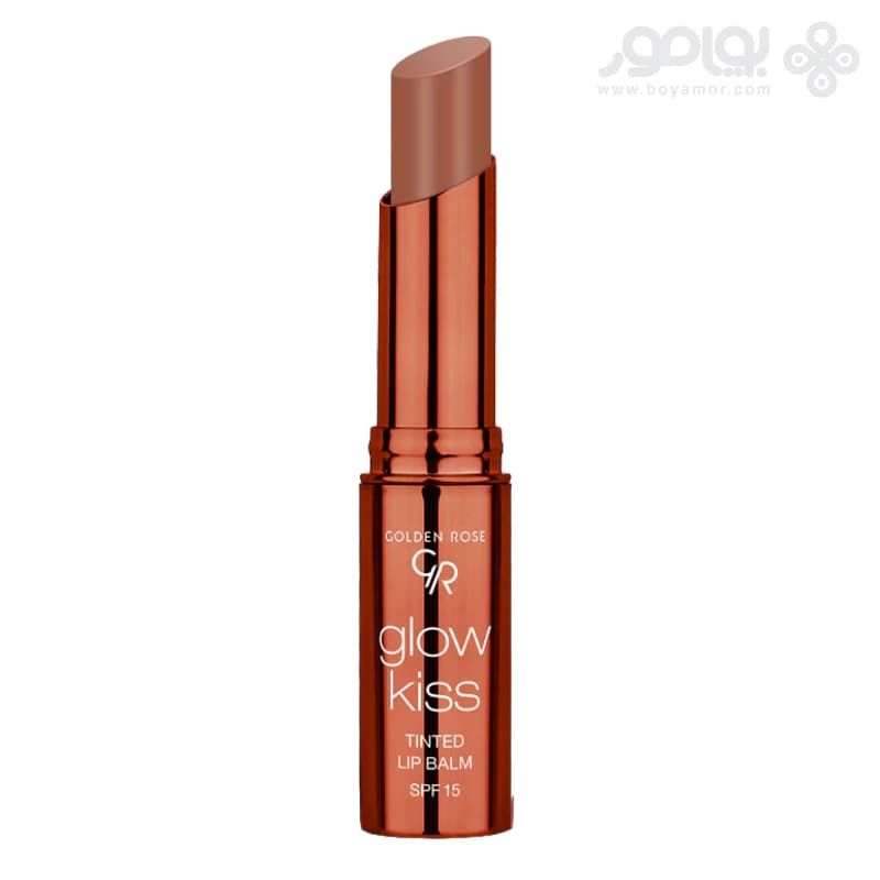 بالم لب رنگی گلدن رز مدل GLOW KISS شماره 06 رنگ CHOCO CAKE