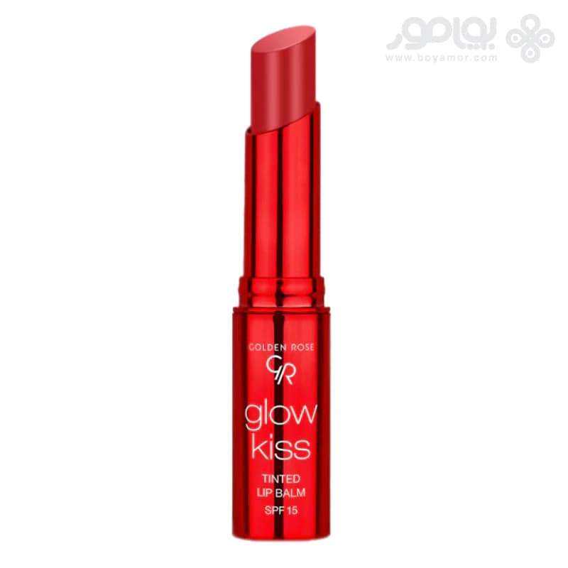 بالم لب رنگی گلدن رز مدل GLOW KISS شماره 05 رنگ CHERRY JUICE