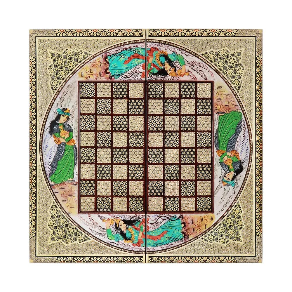 تخته نرد – شطرنج 50 خاتم نقاشی 7600