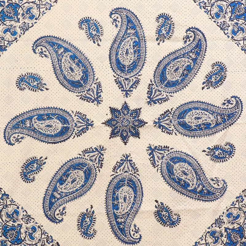سفره قلمکار سنتی 100*100 کد 02 — تصویر ۲