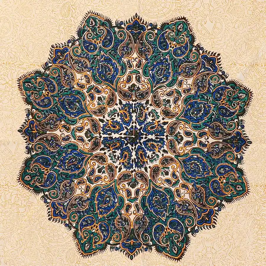 سفره قلمکار اعلا 100*100 کد 01 — تصویر ۲