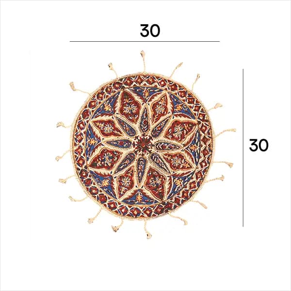 سفره قلمکار گرد 30 — تصویر ۳