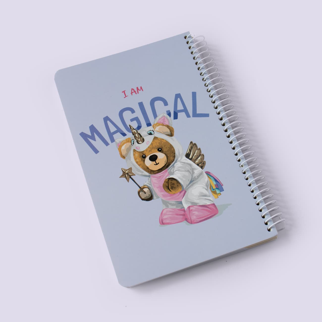 دفتر خط دار فانتزی خرس یونیکورن کیچ بوک (KITSCH BOOK)