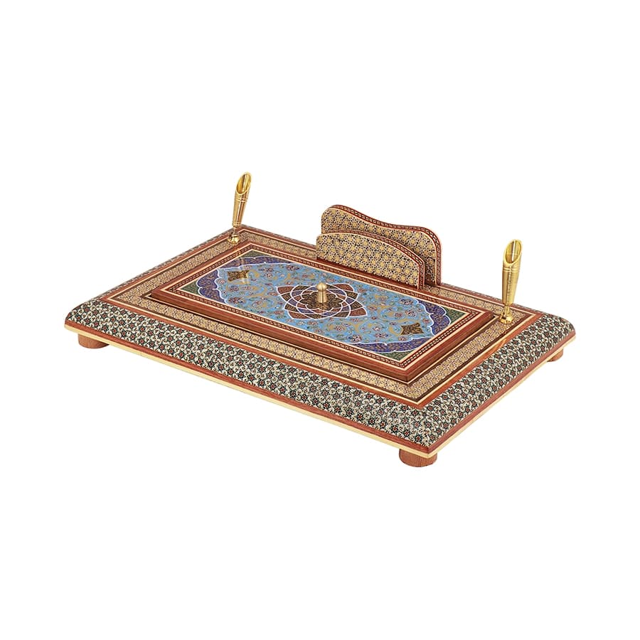 جاقلمی درب دار 20*30 خاتم نقاشی 01213 — تصویر ۳