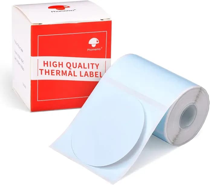کاغذ پرینتر لیبل زن گرد حرارتی Phomemo M110 (50×50 میلی‌متر) — تصویر ۲