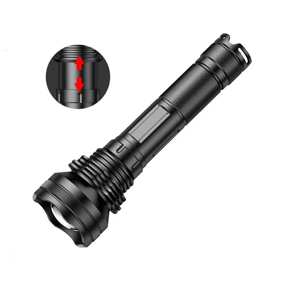 چراغ قوه قدرتمند ضدآب LED P90 — تصویر ۲