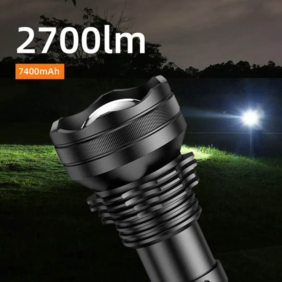 چراغ قوه قدرتمند ضدآب LED P90 — تصویر ۳