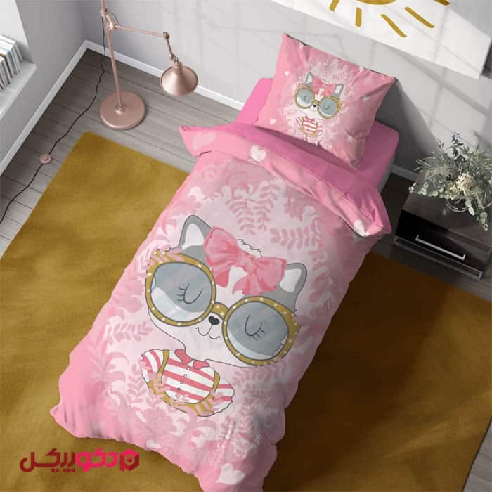 روتختی سه بعدی طرح گربه دخترانه BD75