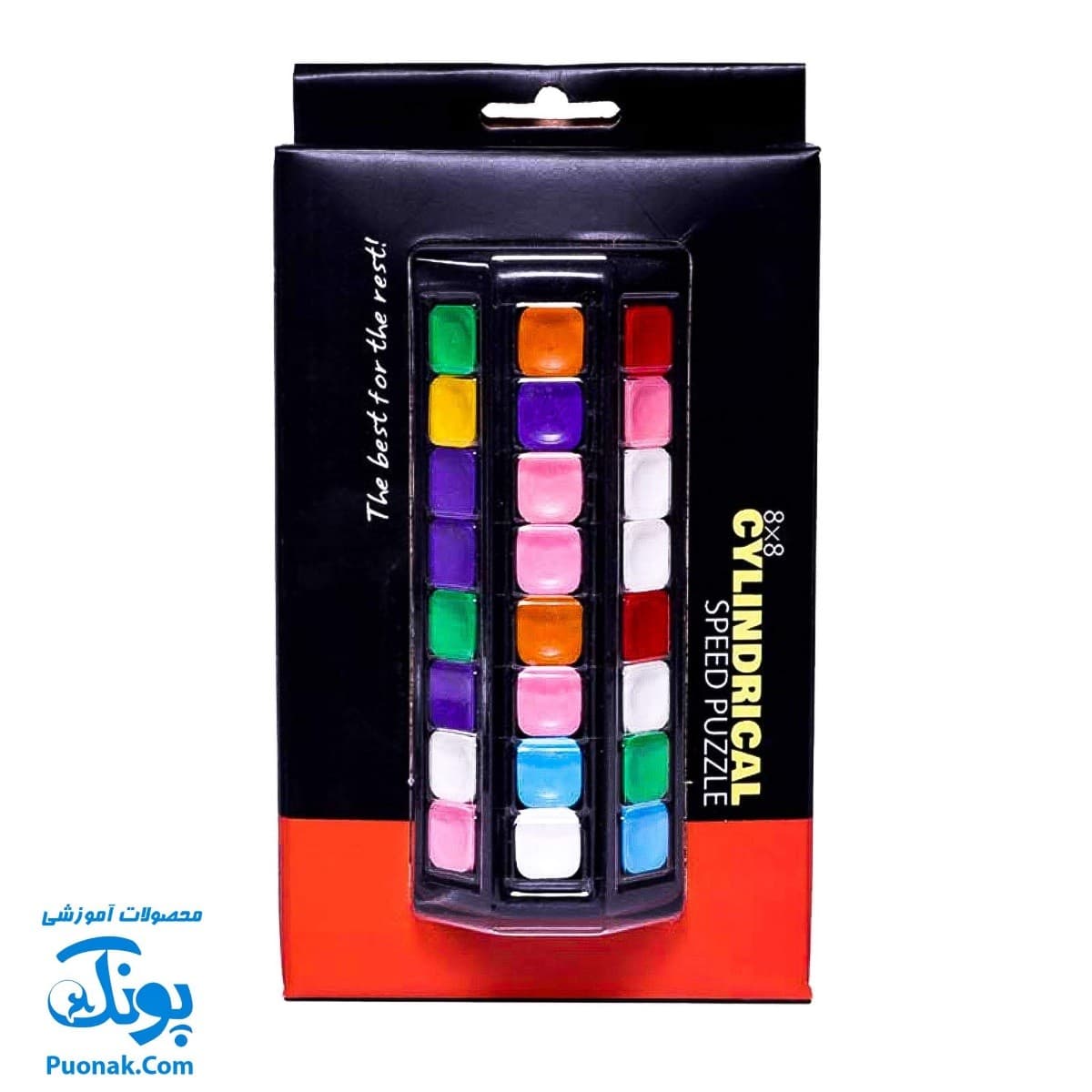 روبیک استوانه‌ای رنگارنگ