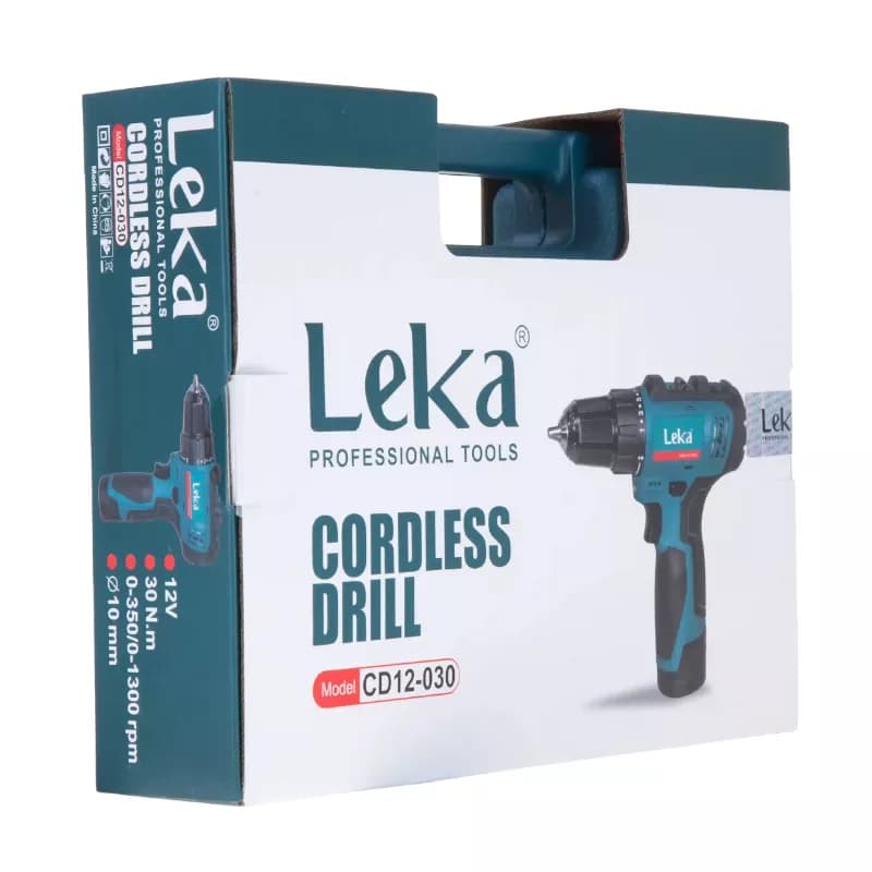 دريل پيچ گوشتي شارژي 12 ولت لکا مدل CD12-030 — تصویر ۵