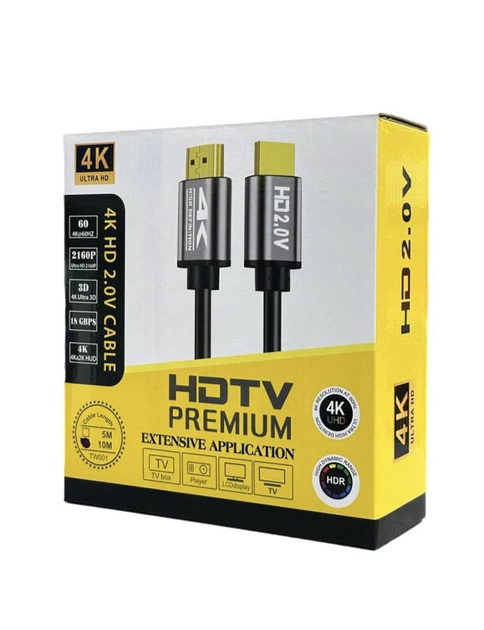 کابل HDMI برند وان مکس با کیفیت 4K با طول 10 متر — تصویر ۲