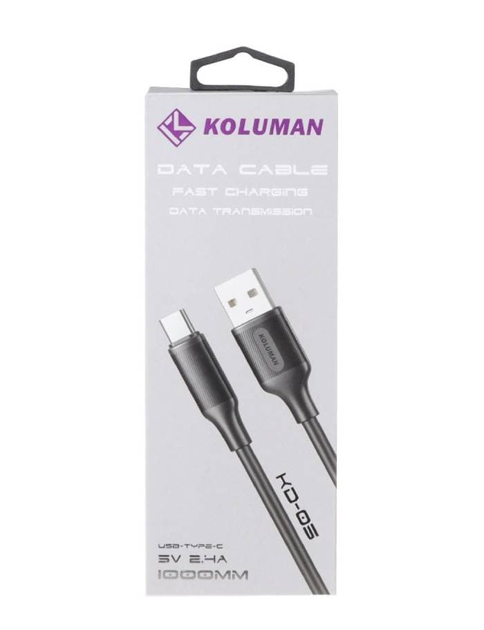 کابل شارژ USB به Type-C مدل KOLUMAN KD-05 یک متری