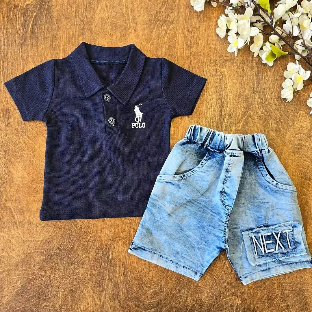 تیشرت شلوارک لی جودون polo سایز ۳۵،۴۰ کد ۴۶۸۲ — تصویر ۷