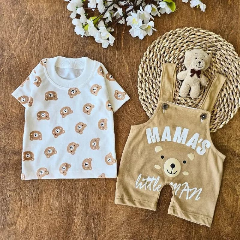 رامپر پیشبندی mama’s little man کد ۴۶۷۶