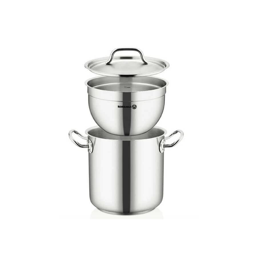 ظرف تهیه غذا 16*11 سانتی متر 1.8 لیتر استیل مات پرولاین کرکماز 2775 — تصویر ۲