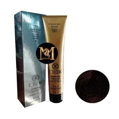 رنگ مو ایتوک شماره 4.69 حجم 100 میلی لیتر رنگ شرابی متوسط