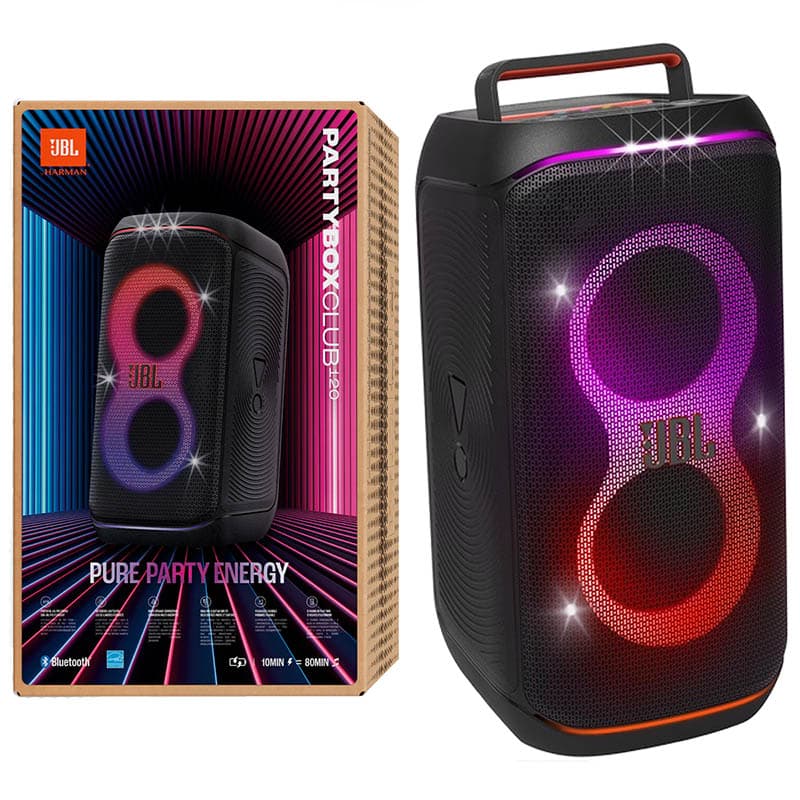 اسپیکر پارتی باکس بلوتوث،فلش JBL PartyBox Club 120 مشکی