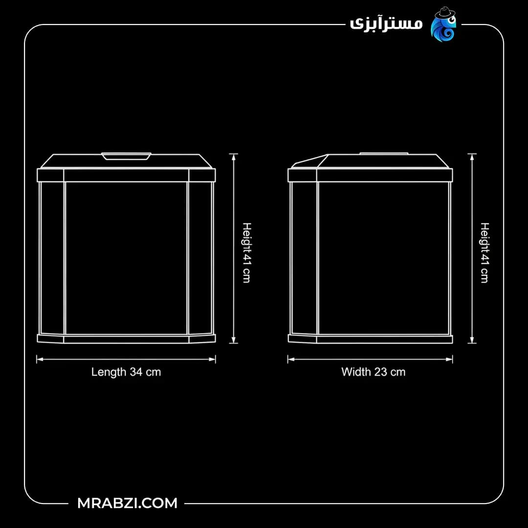 آکواریوم آکوا مدل BT-300 — تصویر ۵