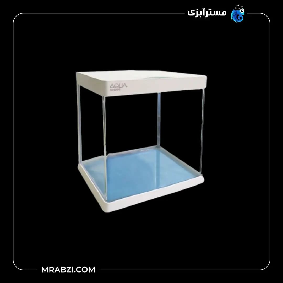 آکواریوم شیشه خم قاب دار آکوا مدل GH-400 — تصویر ۳