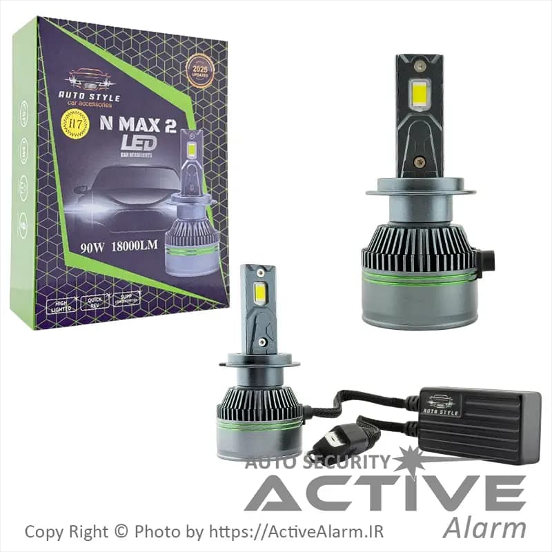 هدلایت و چراغ LED خودرو مدل N MAX2