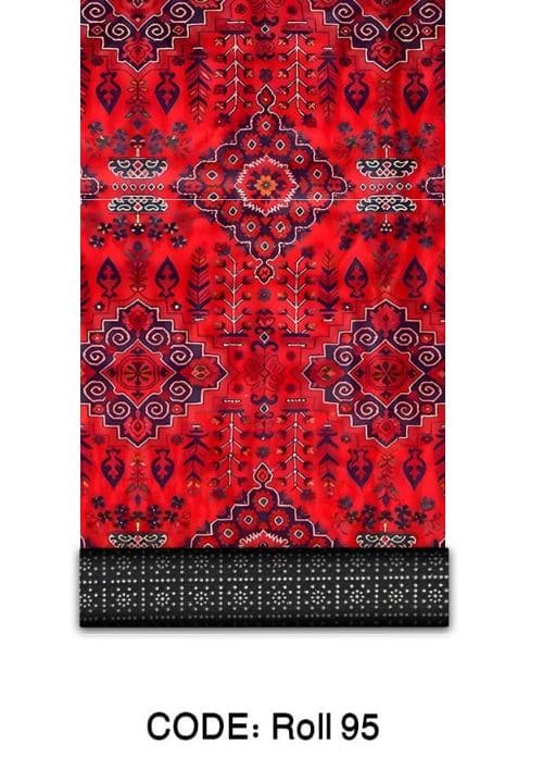 فرشینه رولی راهرویی و کناره قرمز کد Roll 95 (پس کرایه) — تصویر ۲