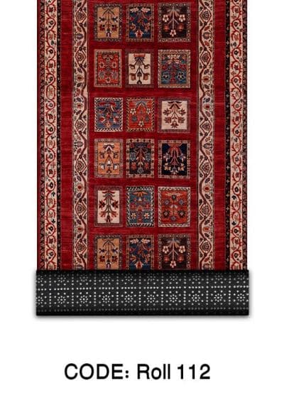 فرشینه رولی حسن نیا راهرویی و کناره طرح پشتی کد Roll 112(پس کرایه) — تصویر ۲