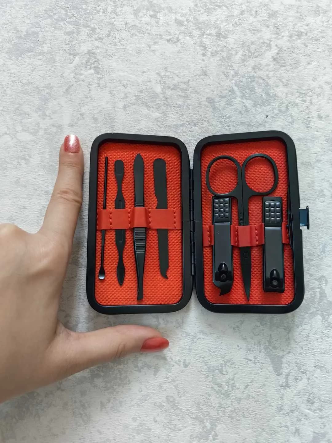 ست مانیکور و ناخن گیر جیبی راسا مسافرتی 7 تکه — تصویر ۶
