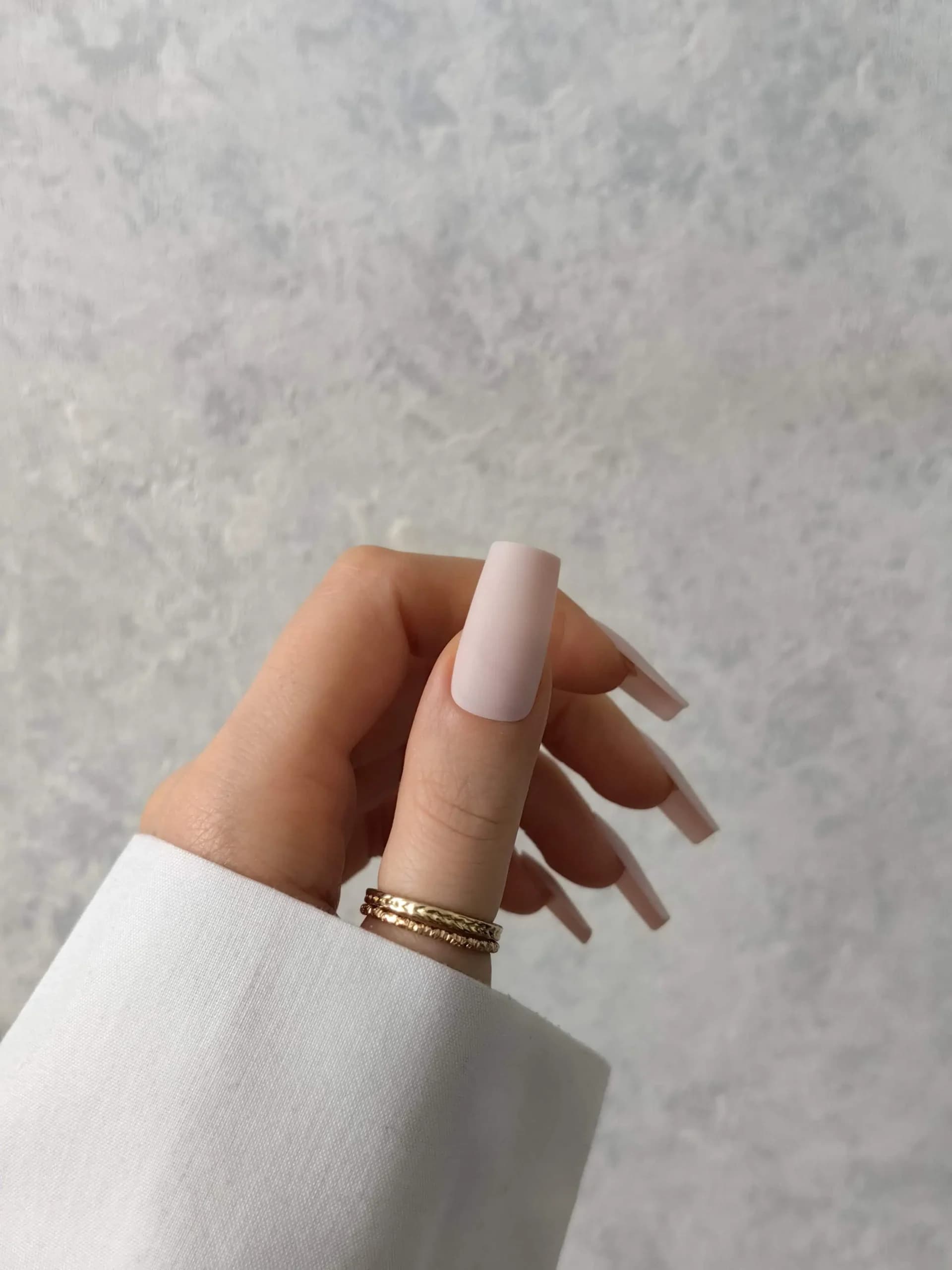 ناخن مصنوعی رنگی ساده رنگ پوست پیازی روشن فرم مربع راسا – RSN0307 — تصویر ۵
