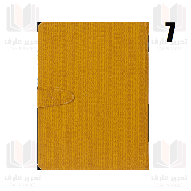 دفتر 100 برگ کلاسوری چرمی جلد سخت آفاق 79 — تصویر ۸