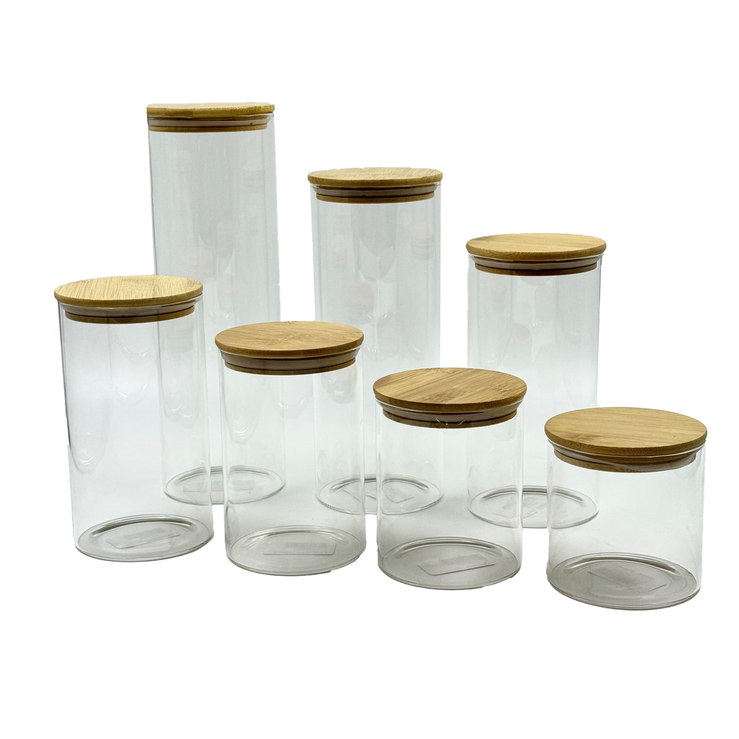 بانکه پیرکس درب چوبی دایره قطر 10 cm