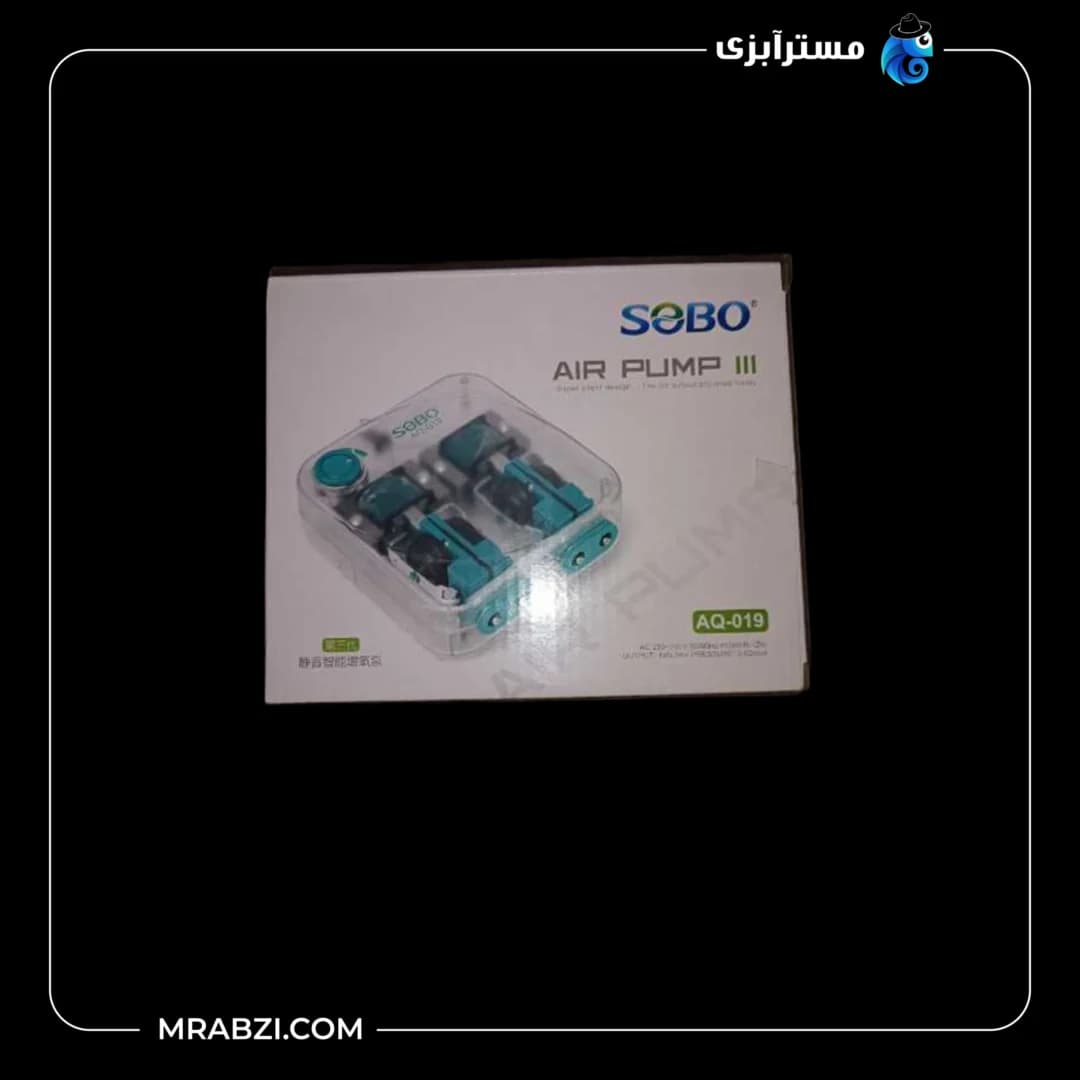 پمپ هوای 4 خروجی آکواریوم مدل AQ-019 سوبو