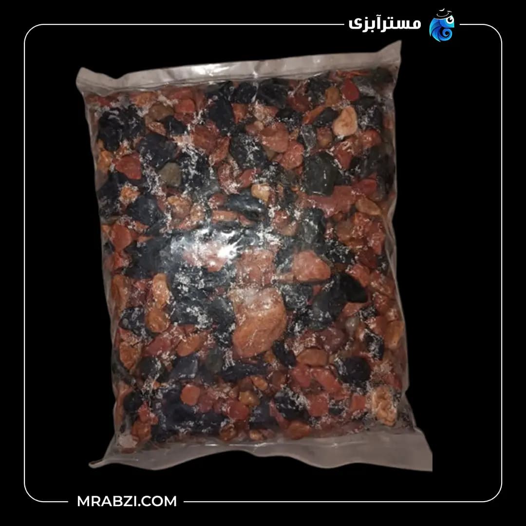شن درشت نارنجی مشکی (5 کیلو)