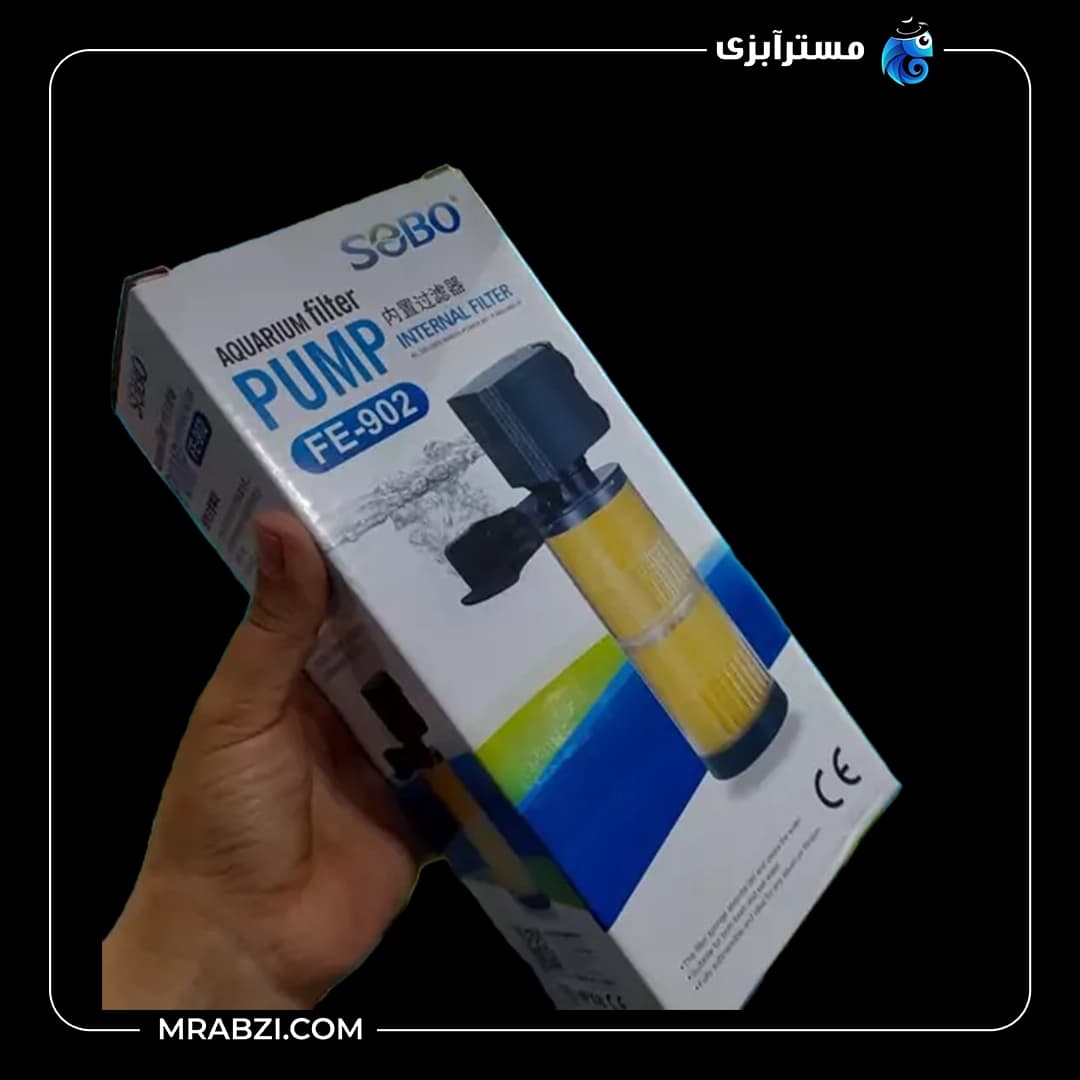 فیلتر تصفیه آب داخلی آکواریوم دومخزنه سوبو مدل FE-902