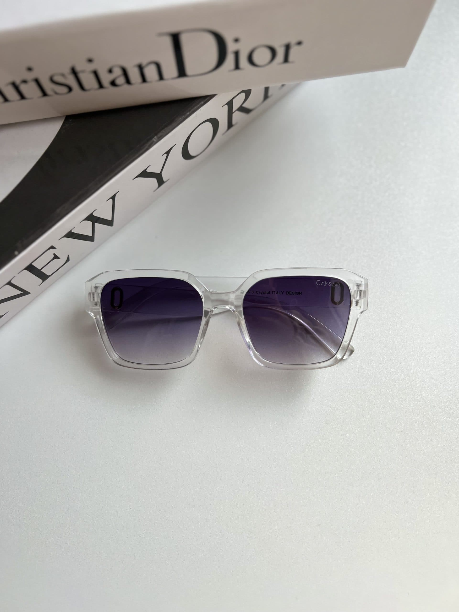 عينك آفتابي برند Dior زنانه شفاف ترند يووي 400 — تصویر ۲