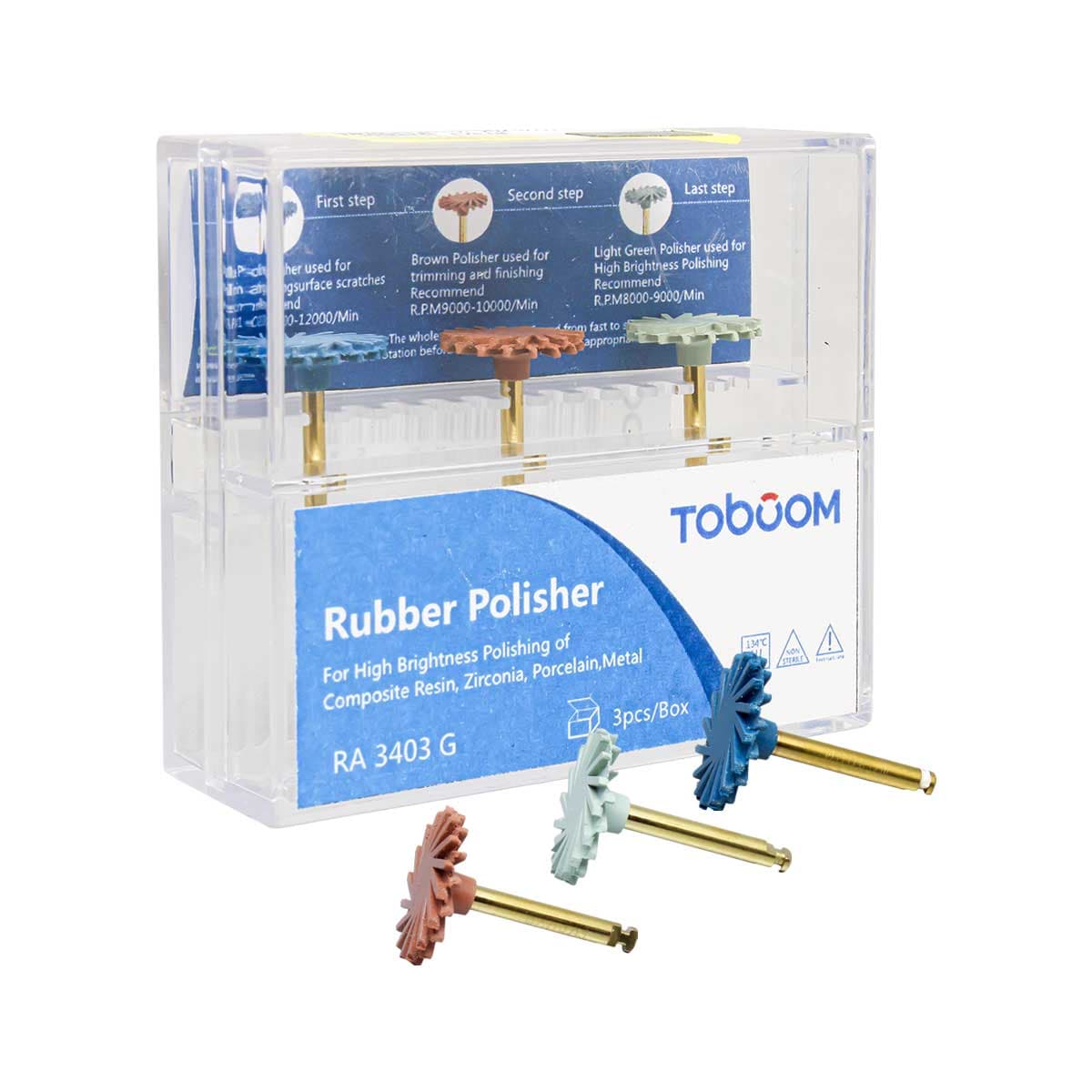 کیت مولت خورشیدی چند منظوره توبوم – Toboom Rubber Polisher Multipurpose — تصویر ۲