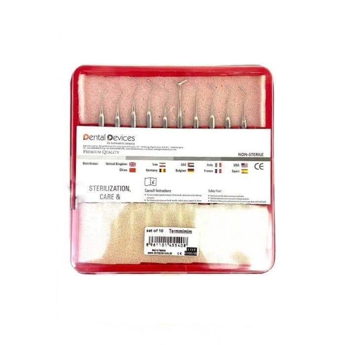 ست ۱۰ عددی قلم ترمیمی برند Dental Devices — تصویر ۳