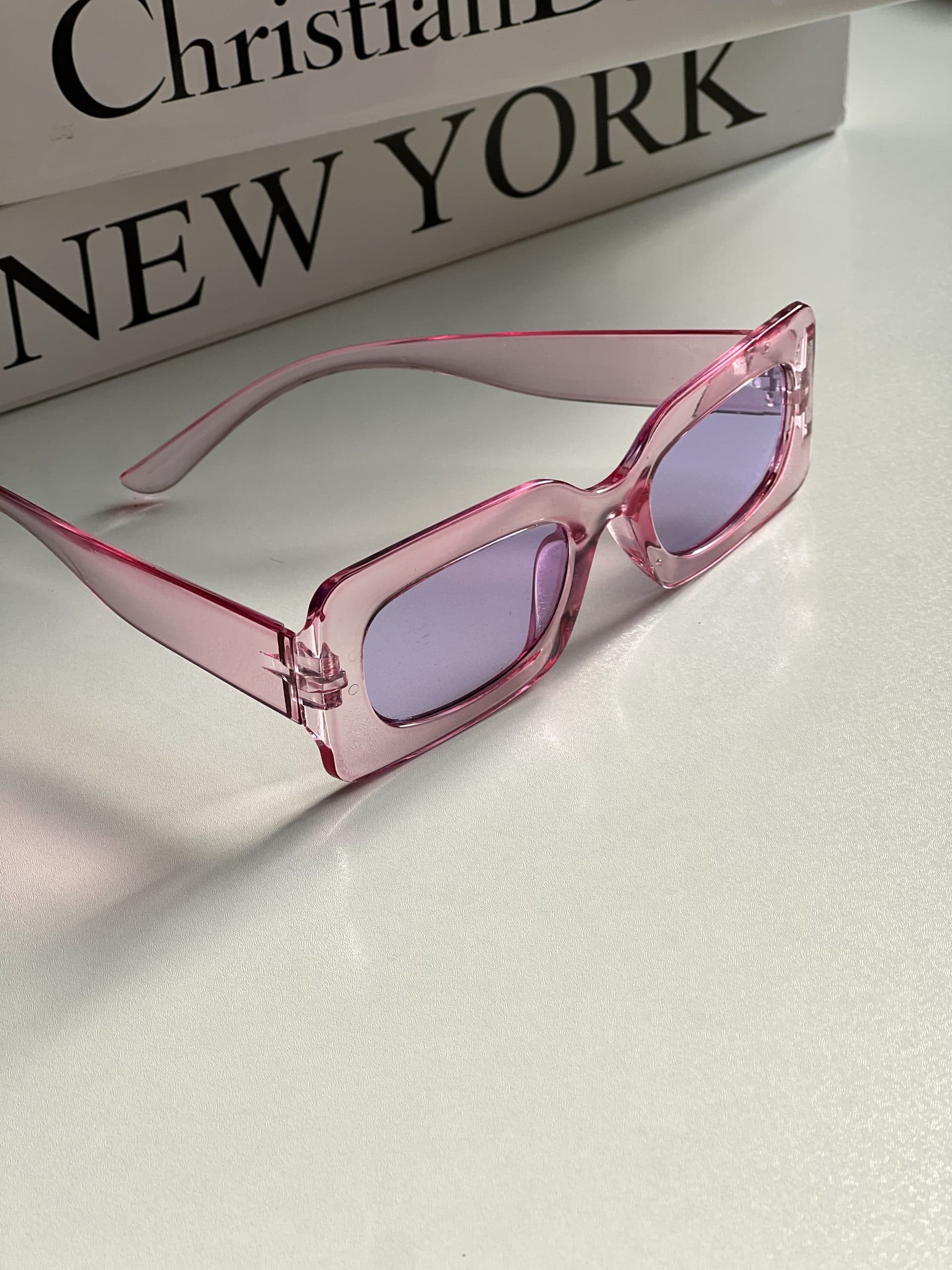 عينك آفتابي برند Fendi زنانه گلبهی شفاف ترند يووي 400