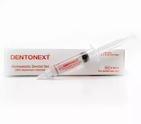 ژل هموستاپ آلومینیوم کلراید 5 میل برند DentoNext — تصویر ۲