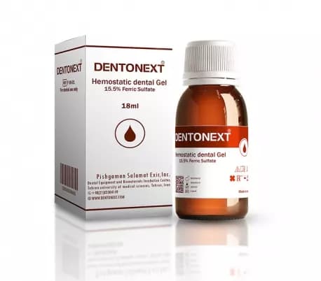 محلول هموستاپ فریک سولفات 18 میل برند DentoNext — تصویر ۲
