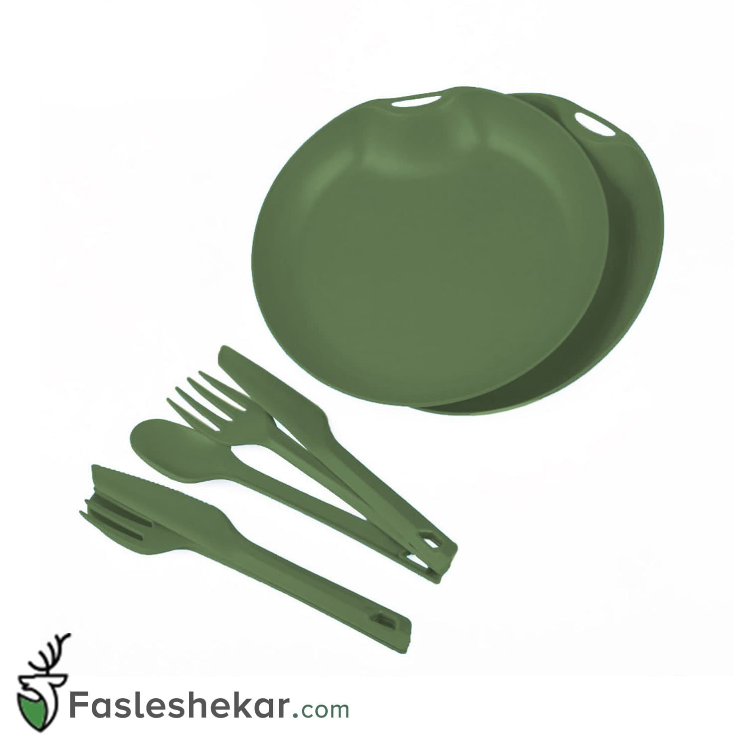 ست بشقاب دونفره 8 تکه لایف کمپ