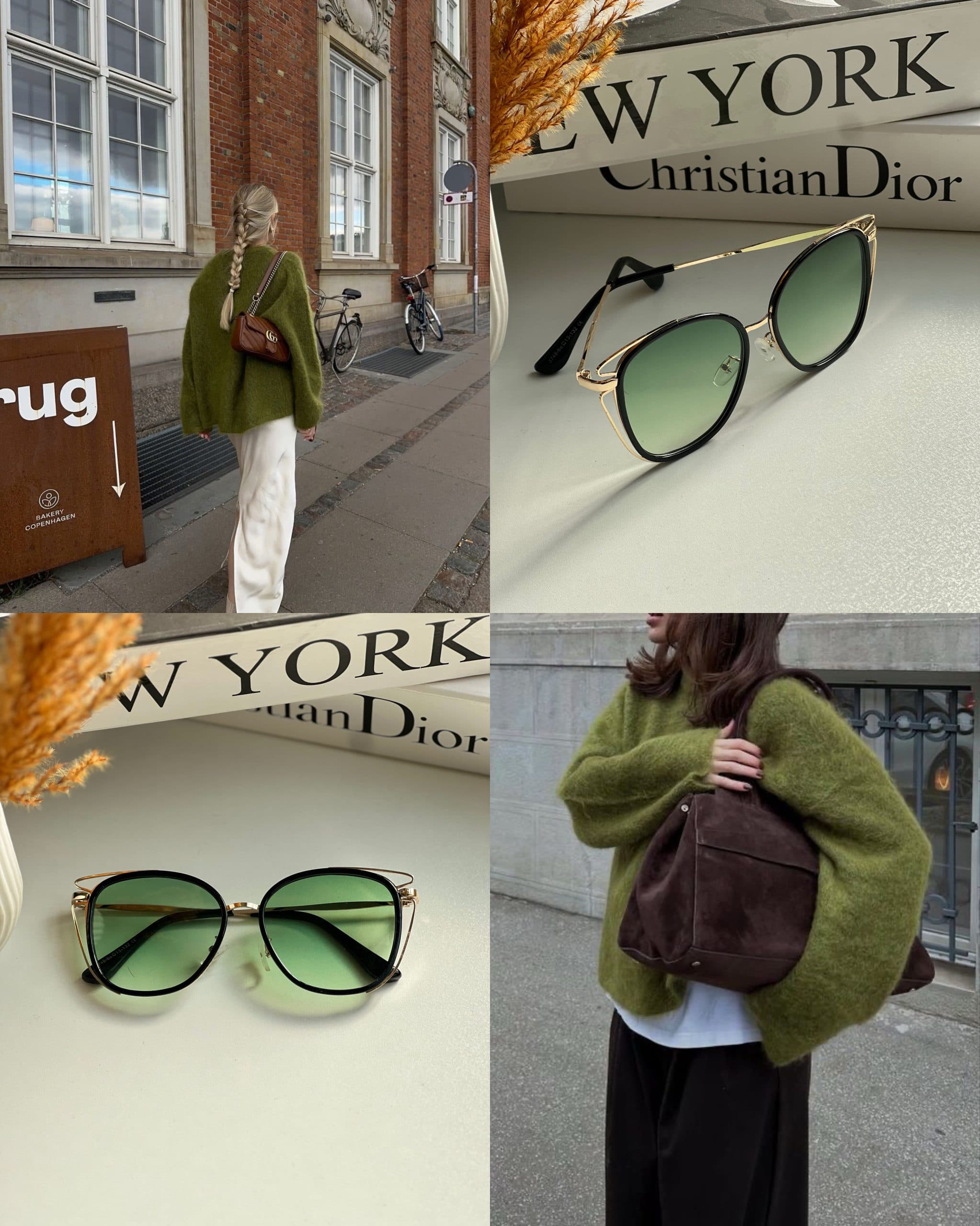 عينك آفتابي برند Dior زنانه فریم فلزی ترند يووي 400